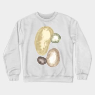 Watercolor balancing stones 2 Crewneck Sweatshirt